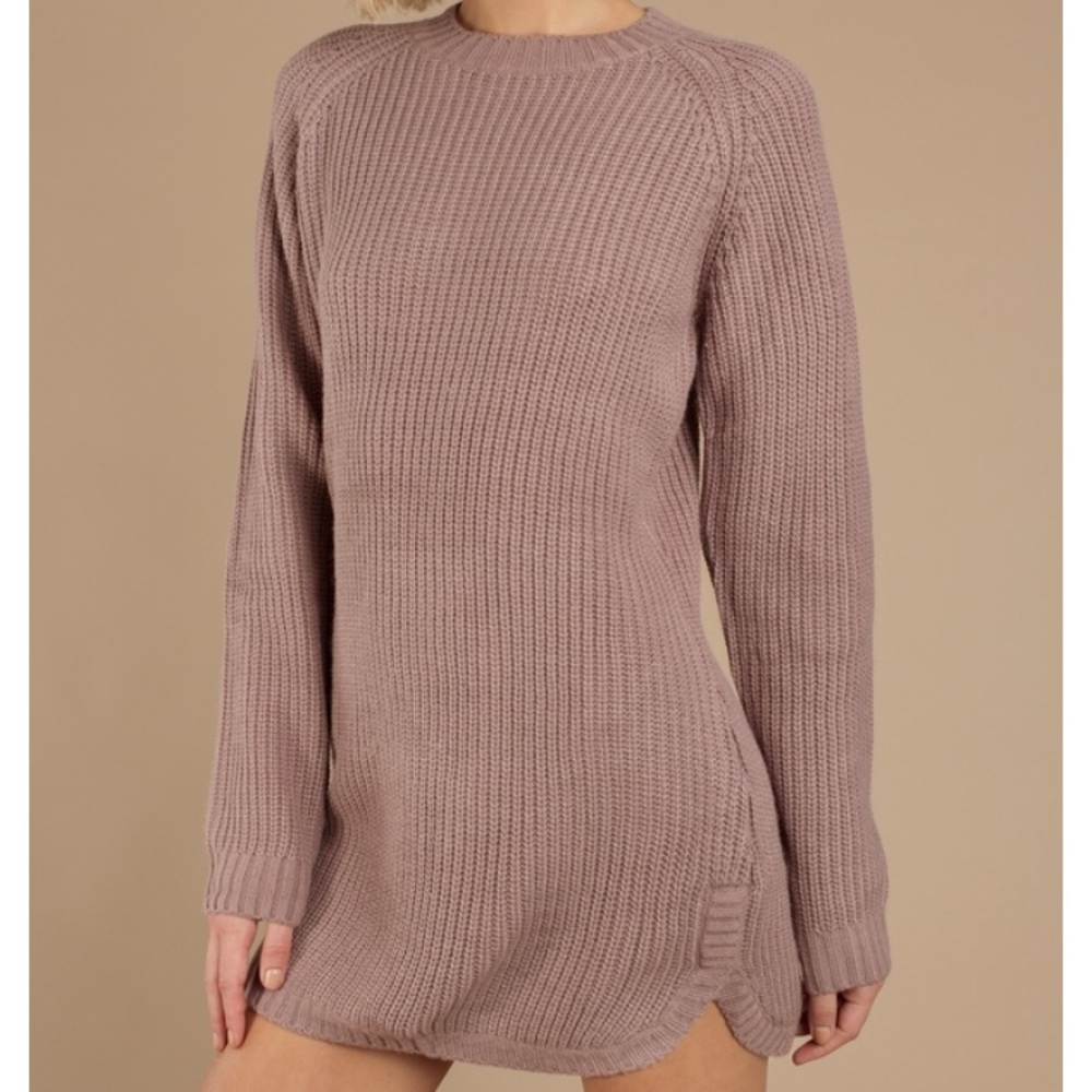 ✨Tobi Blush Sweater Dress✨ - Picture 1 of 3